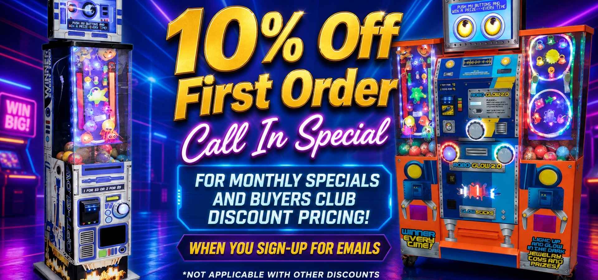 Discounted Toy Vending Machines